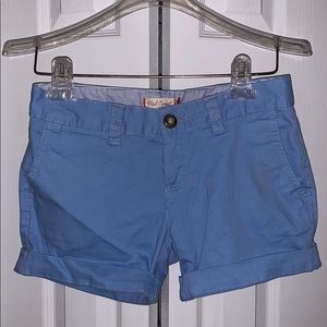 blue khaki shorts. size 1
